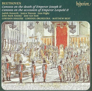 Judith Holton, Janice Watson, Jean Rigby / Beethoven: Cantata On The Death Of Emperor Joseph II / Cantata On The Accession Of Emperor Leopold II