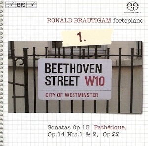 Ronald Brautigam / Beethoven: Complete Works For Solo Piano, Volume 1 - Sonatas Op. 13 Pathetique, Op. 14 Nos. 1 &amp; 2, Op. 22 (SACD Hybrid)