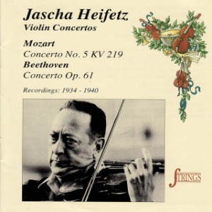 Jascha Heifetz / Mozart: Concerto No.5 KV 219, Beethoven: Concerto Op.61 (미개봉)