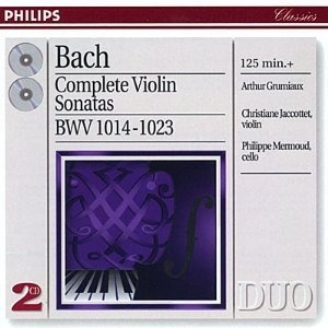 Arthur Grumiaux, Christiane Jaccottet, Philippe Mermoud / Bach: Samtliche Violinsonaten BWV 1014-1023 (2CD)