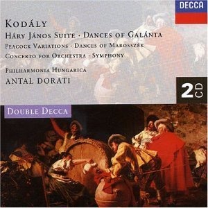Antal Dorati / Kodaly : Hary Janos Suite. Peacock Variations, Symphony in C, Etc (2CD)