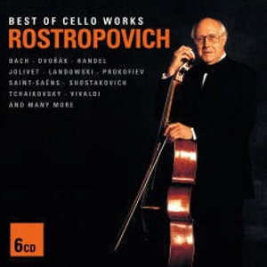 Mstislav Rostropovich / 로스트로포비치 불멸의 첼로 명연집 - Best of Cello Work (6CD)