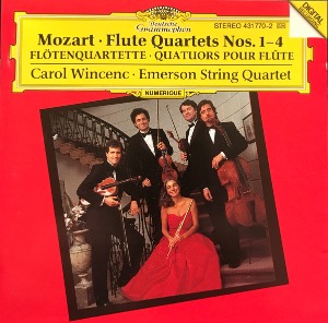Carol Wincenc &amp; Emerson String Quartet / Mozart: Flute Quartets Nos. 1-4