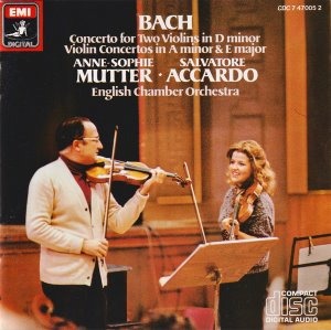 Salvatore Accardo &amp; Anne-Sophie Mutter / Bach: Violin Concertos