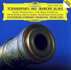Neeme Jarvi / Tchaikovsky: Ouverture 1812, Slavonic MarchOp.31, Rimsky-Korsakov : Russian Easter Festival Overture Op.36, Capriccio Espagnol Op.34