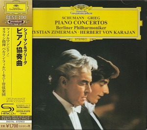 Krystian Zimerman &amp; Herbert Von Karajan / Schumann, Grieg: Piano Concertos (SHM-CD)
