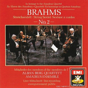 Alban Berg Quartett, Amadeus Ensemble / Brahms: String Sextet No.2