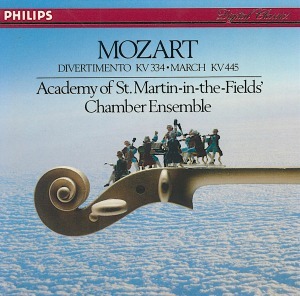 Academy Of St. Martin-in-the-Fields&#039; Chamber Ensemble / Mozart: Divertimento KV 334, March KV 445