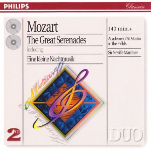 Sir Neville Marriner / Mozart: The Great Serenades (2CD)