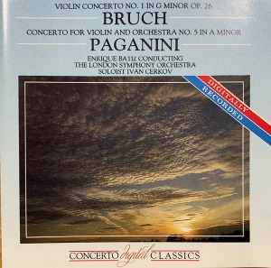 Enrique Batiz, Ivan Cerkov / Bruch, Paganini: Violin Concerto No. 1 In G Minor Op. 26 / Concerto For Violin And Orchestra No. 5 In A Minor
