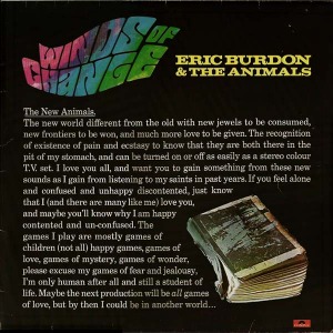 Eric Burdon / The Animals / Winds Of Change
