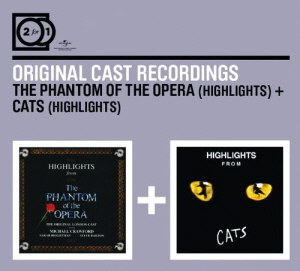 O.S.T. / Phantom Of The Opera (Highlights) + Cats (Highlights) (2CD, DIGI-PAK, 미개봉)