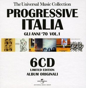 V.A. / Progressive Italia: Universal Music Collection Vol. 1 (Limited Edition) (6CD, BOX SET, 미개봉)