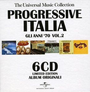 V.A. / Progressive Italia: Universal Music Collection Vol. 2 (Limited Edition) (6CD, BOX SET, 미개봉)