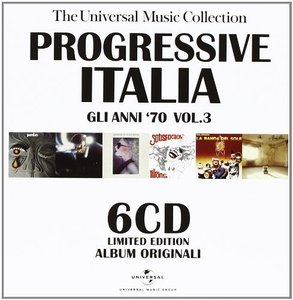 V.A. / Progressive Italia: Universal Music Collection Vol. 3 (Limited Edition) (6CD, BOX SET, 미개봉)