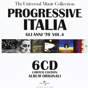 V.A. / Progressive Italia: Universal Music Collection Vol. 4 (Limited Edition) (6CD, BOX SET, 미개봉)