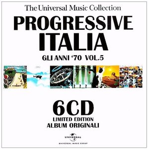 V.A. / Progressive Italia: Universal Music Collection Vol. 5 (Limited Edition) (6CD, BOX SET, 미개봉)