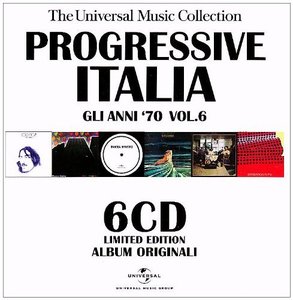 V.A. / Progressive Italia: Universal Music Collection Vol. 6 (Limited Edition) (6CD, BOX SET, 미개봉)