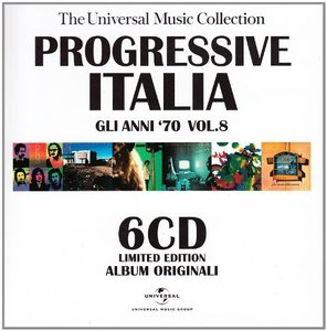 V.A. / Progressive Italia: Universal Music Collection Vol. 8 (Limited Edition) (6CD, BOX SET, 미개봉)