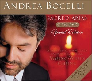 Andrea Bocelli &amp; 정명훈 / Sacred Arias (Special Edition, CD+DVD, DIGI-PAK, 미개봉)