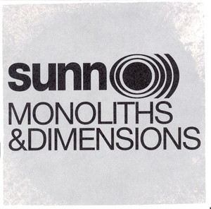 Sunn 0))) / Monoliths &amp; Dimensions (미개봉)