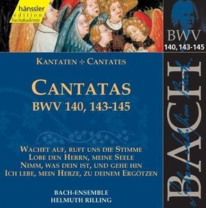 Helmuth Rilling / Bach : Cantatas, BWV140, 143-145 (미개봉)