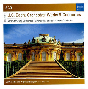 Sigiswald Kuijken, La Petite Bande / Bach : Orchestral Works &amp; Concertos (5CD, BOX SET, 미개봉)