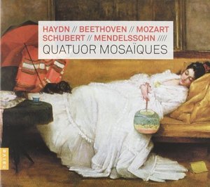 Quatuor Mosaiques / Hayn, Beethoven, Mozart, Schubert, Mendelssohn (5CD, BOX SET, 미개봉)