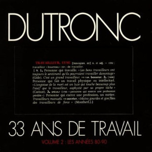 Jacques Dutronc / 33 Ans De Travail, Volume 2: Les Annees 80-90 (DIGI-PAK)