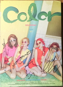 멜로디데이(Melody Day) / Color (1st Mini Album, 홍보용, 싸인시디)