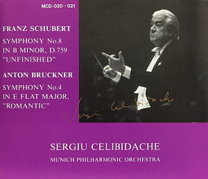 Sergiu Celibidache / Schubert: Symphony No.8 &amp; Bruckner: Symphony No.4 (2CD)
