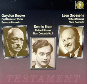 Dennis Brain / Gwydion Brooke / Leon Goossens / Weber, R. Strauss : Wind Concertos