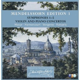 V.A. / Mendelssohn Edition Volume 1 - Orchestral Music (4CD, BOX SET, 미개봉)